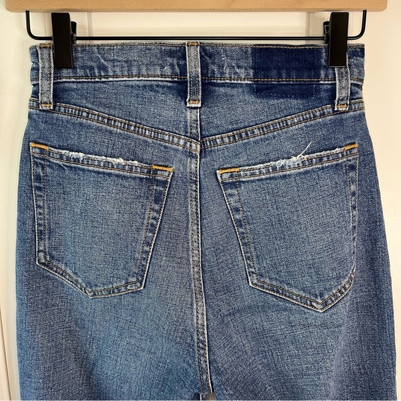 Abercrombie & Fitch Ankle Straight Ultra High Rise Curve Love size 25 0s - Picture 5 of 14